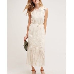 Tiny/ Anthropologie Marguerite Lace Midi Dress